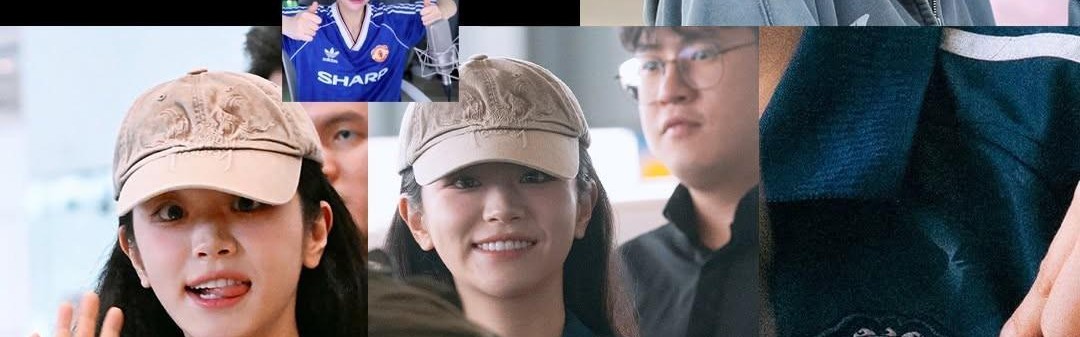 开云-曼市德比取胜，韩国女团QWER队长洪智惠展示曼联球衣